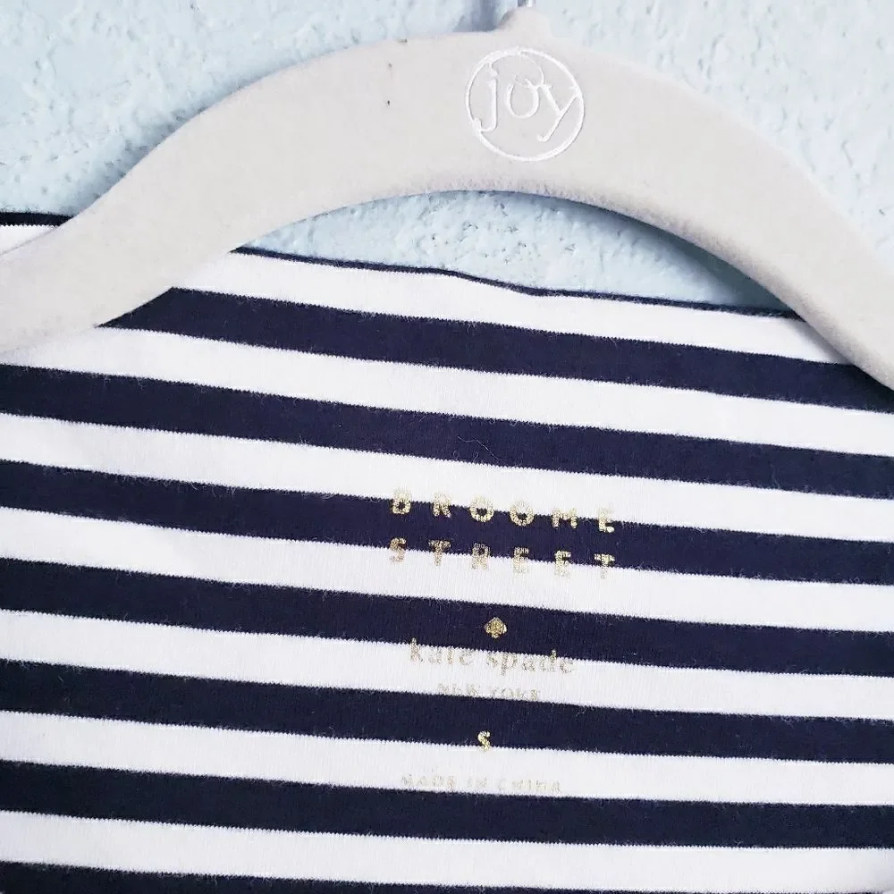 Kate Spade Broome Street Black and White Striped Dress